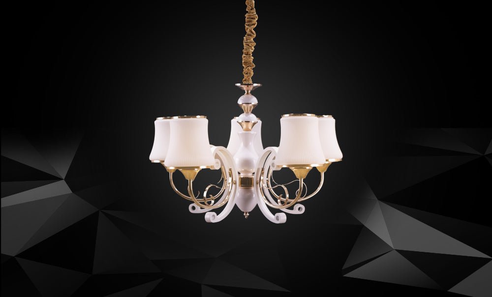 LM7915A/5 - FGD+WT Chandelier