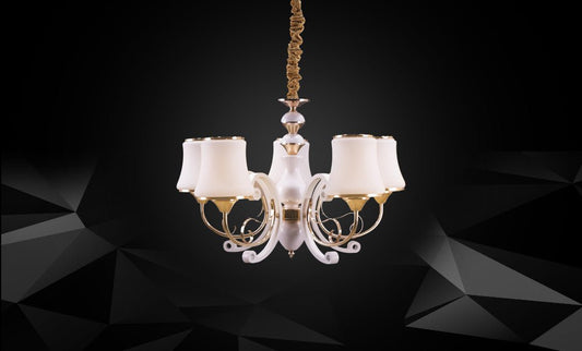 LM7915A/5 - FGD+WT Chandelier