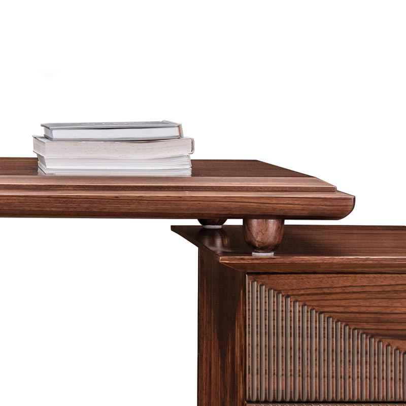 Opulent Modern Wood Office Suite