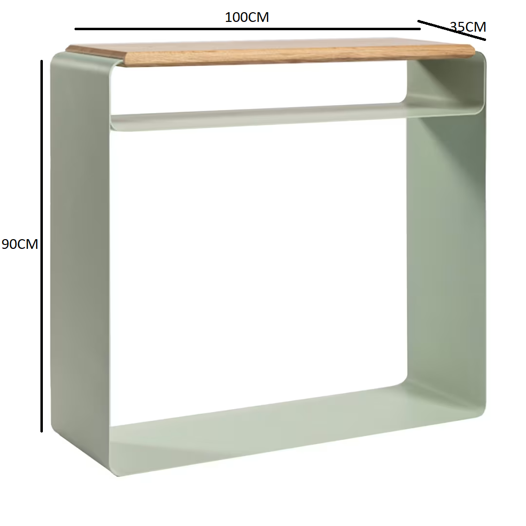 Vodo sage green console