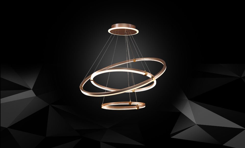 LED pendant 683 - GD - 800*600*400
