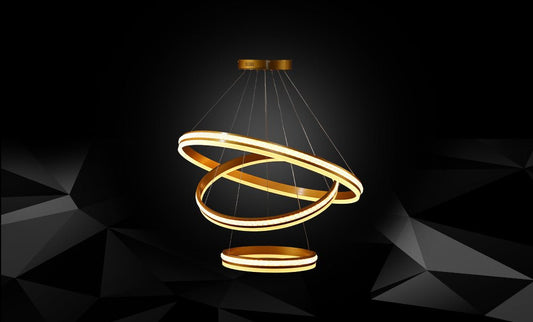 LED pendant 70829/3 Gold
