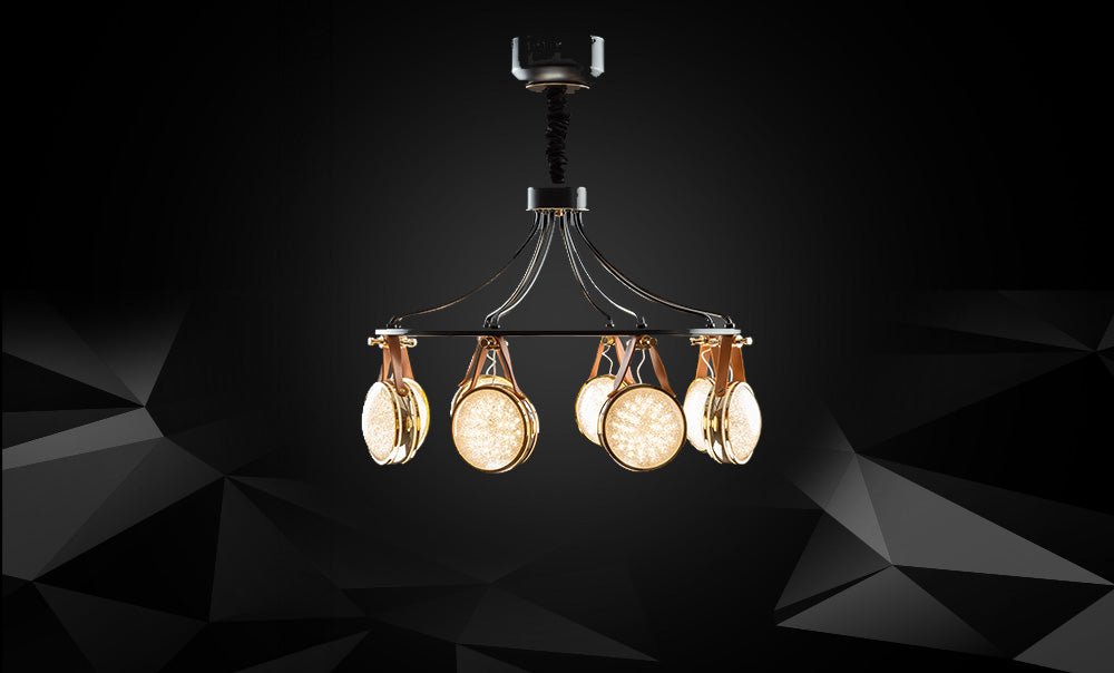 LED pendant 80029/8 - Gold+Black
