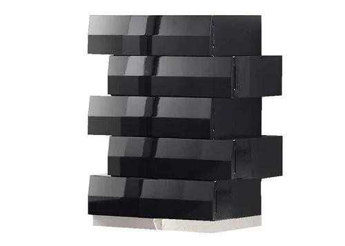 Black Lacquer Milan Bedroom