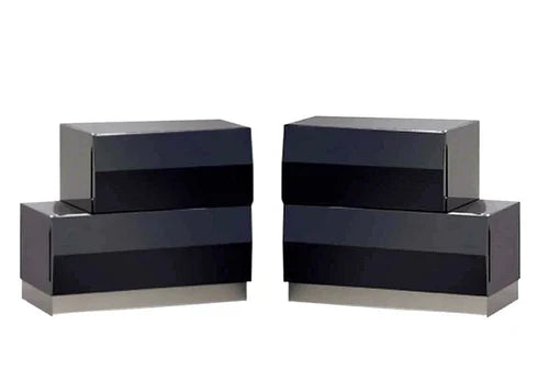 Black Lacquer Milan Bedroom