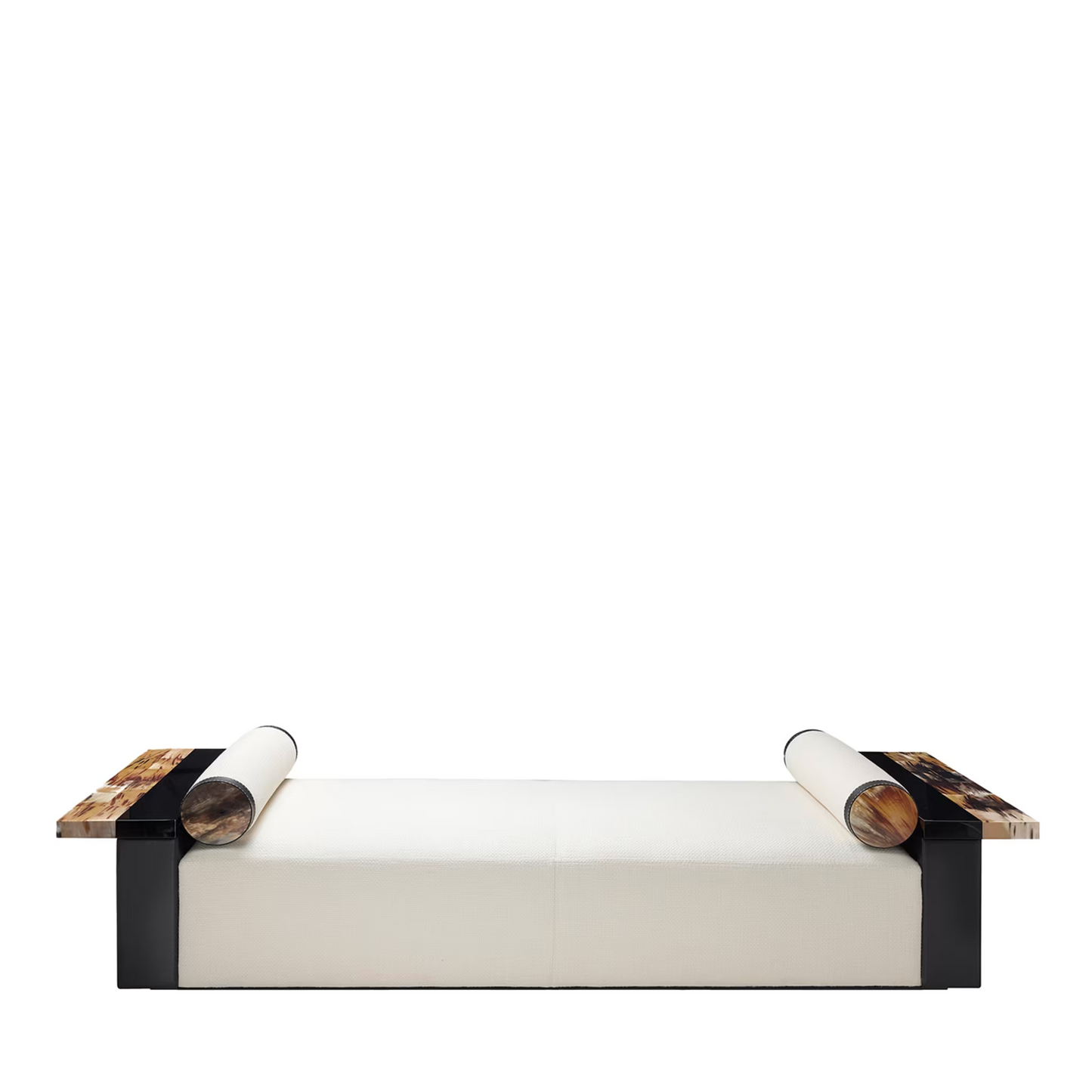 Egon white chaise longue