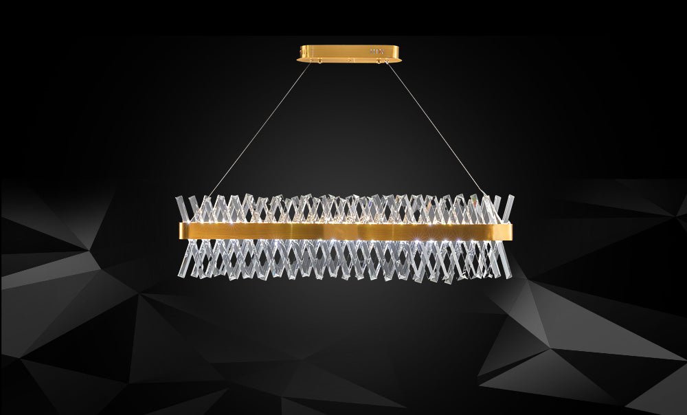 Crystal Chandelier LM-19031/L1000-200 -GD+BR
