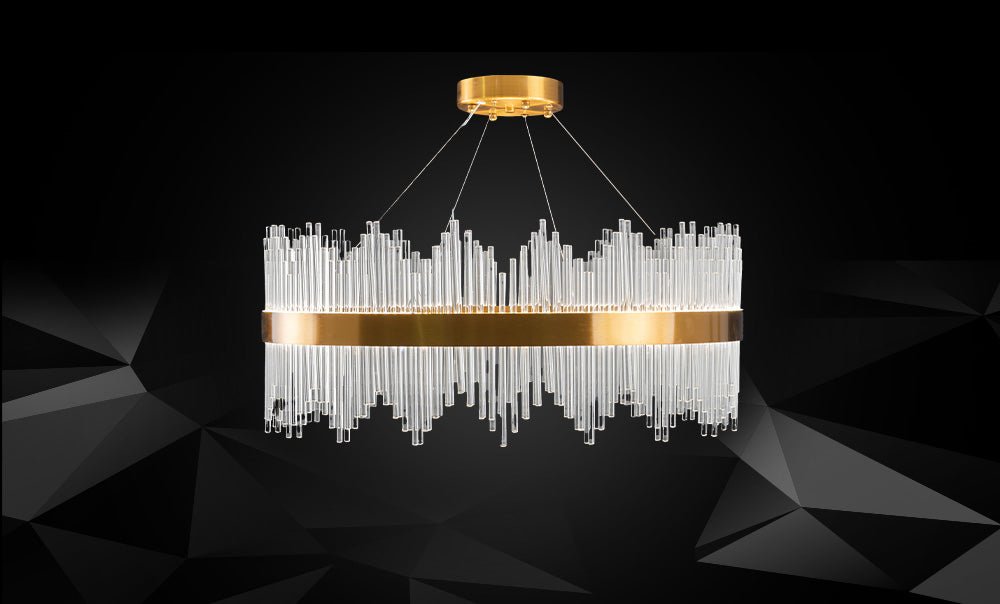 Crystal chandelier LM-2049/D800-GD+BR