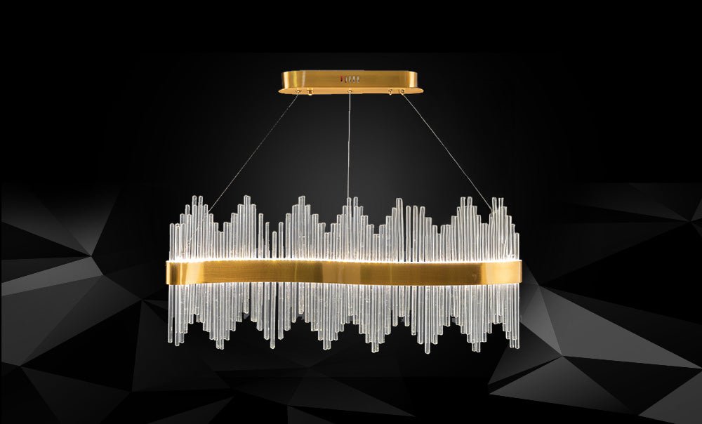 Crystal chandelier LM-2049/L800-200 -GD+BR