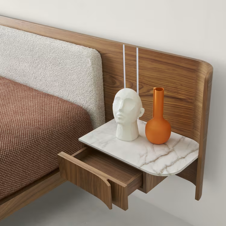 Floating book bed