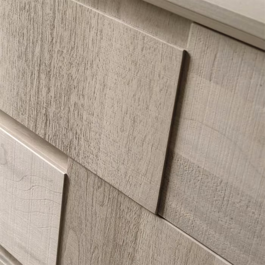 Warp and weft bedside table