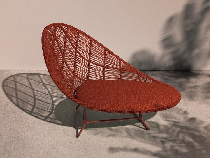 Metal outdoor lounge chairs