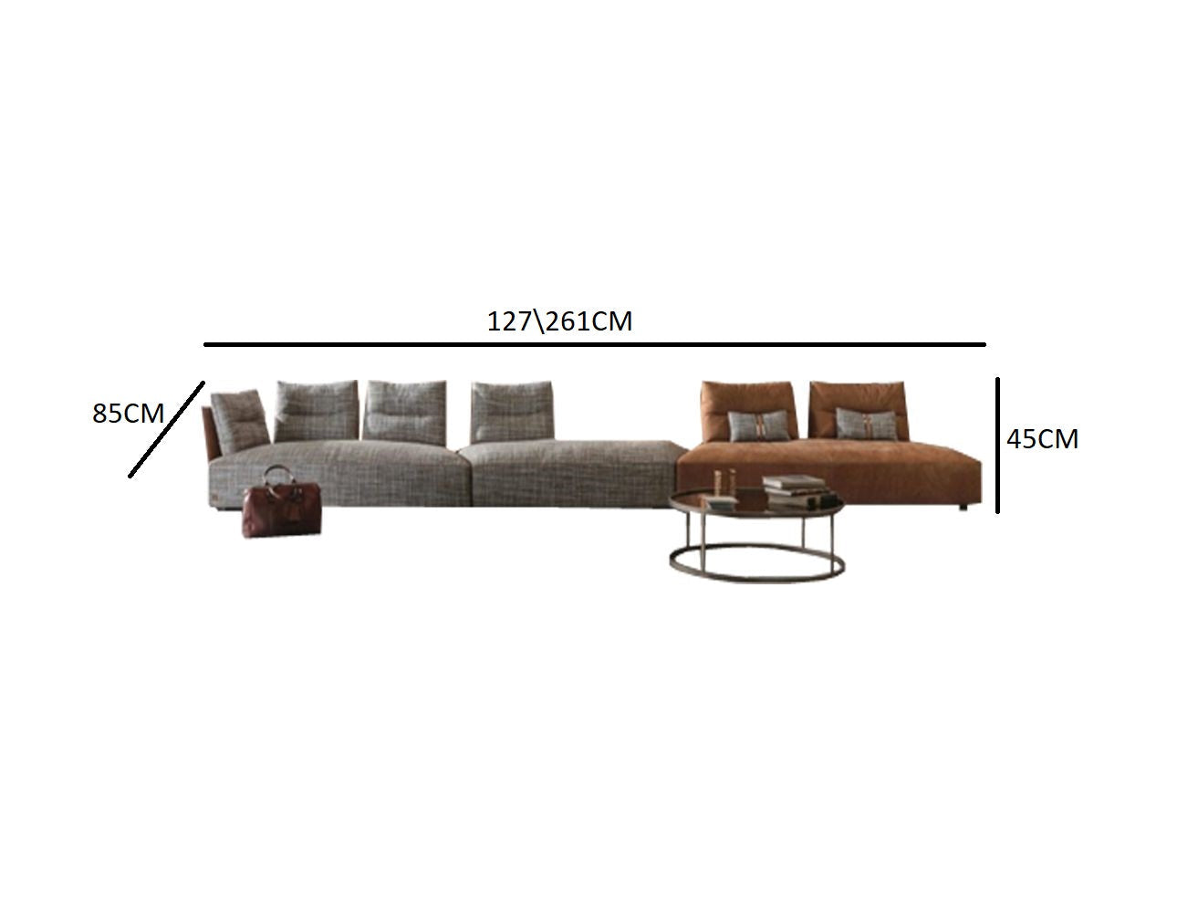 L-Shaped Sofa for Contemporary Living Rooms