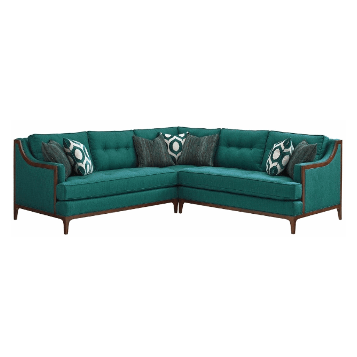 Bey.LS-03 L-Shape Sofa-Turquoise