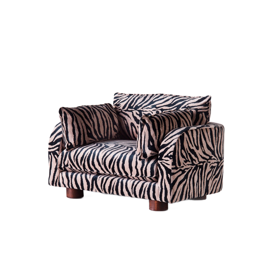 Zebra Elegance Lounge Chair