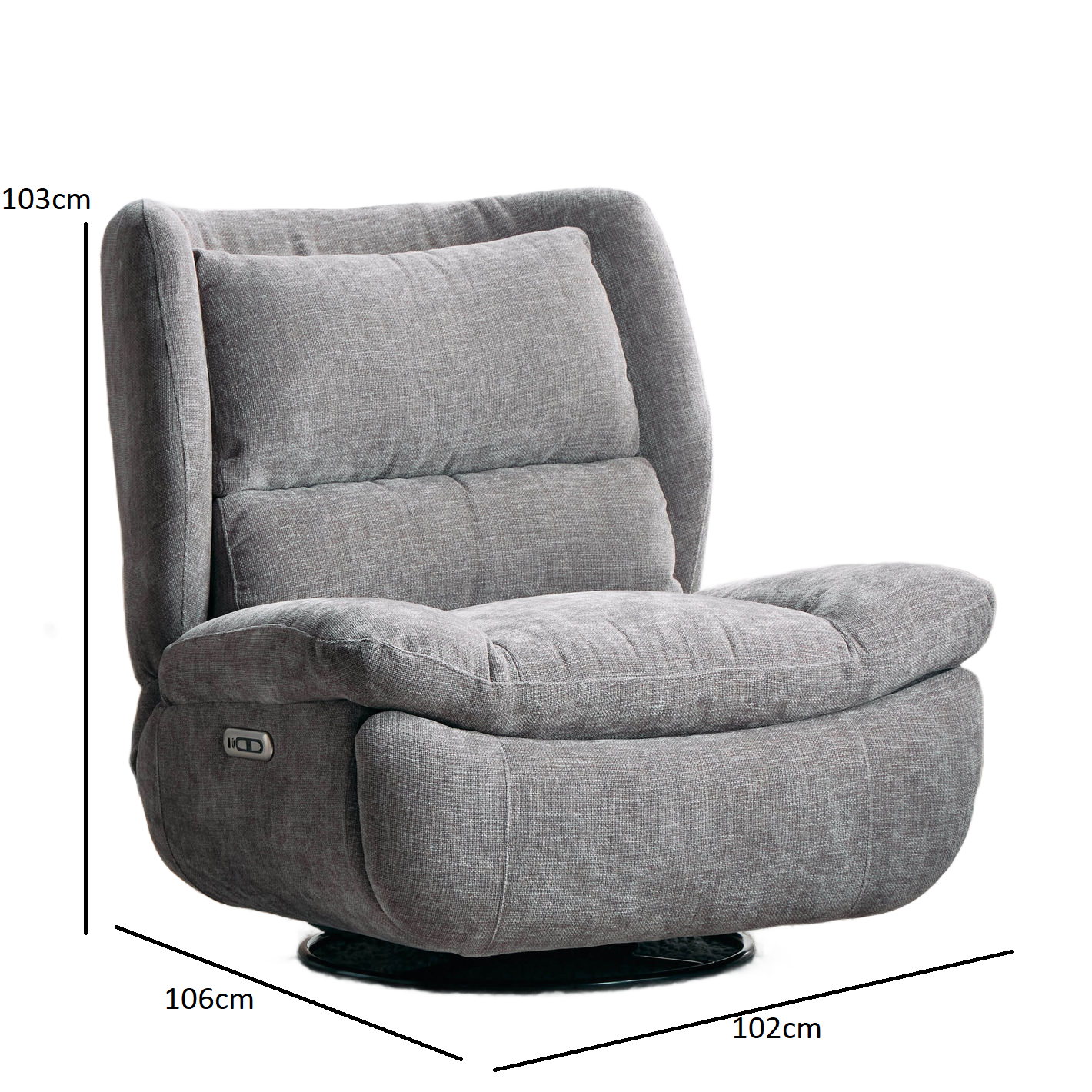 Relaxing chair with a distinctive design