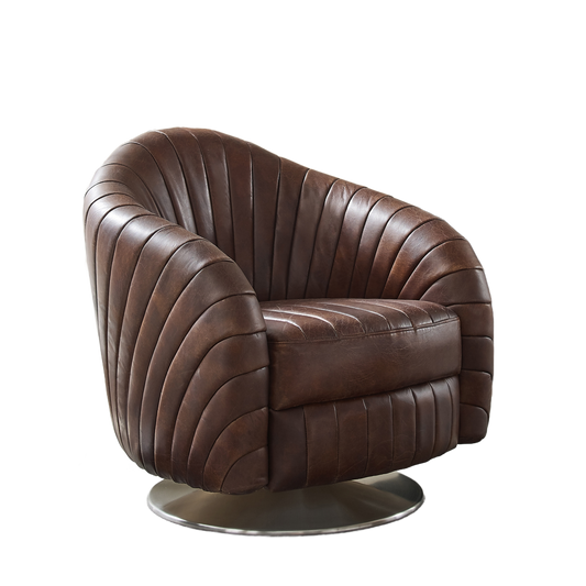 Distinctive leather chair