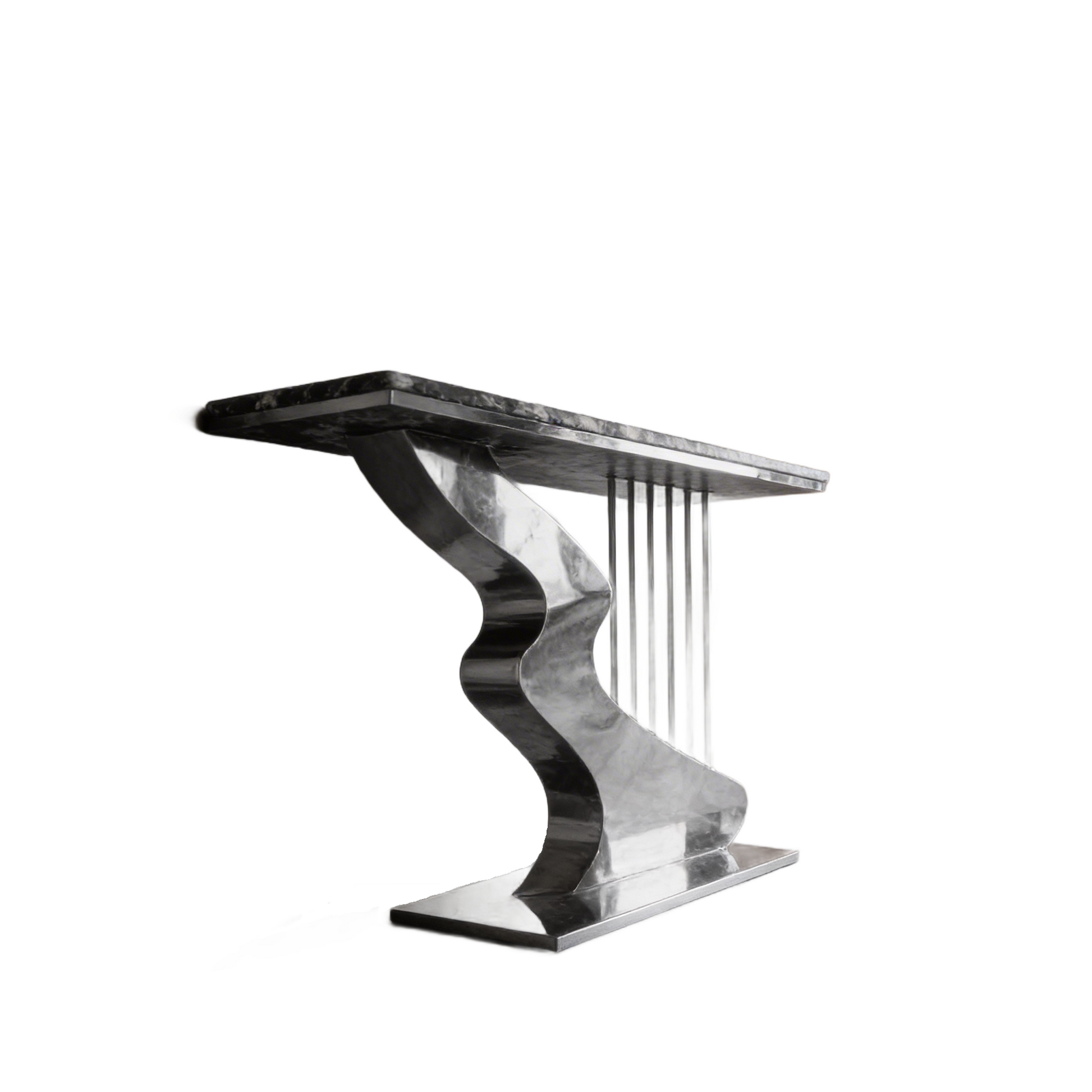 Console with modern design