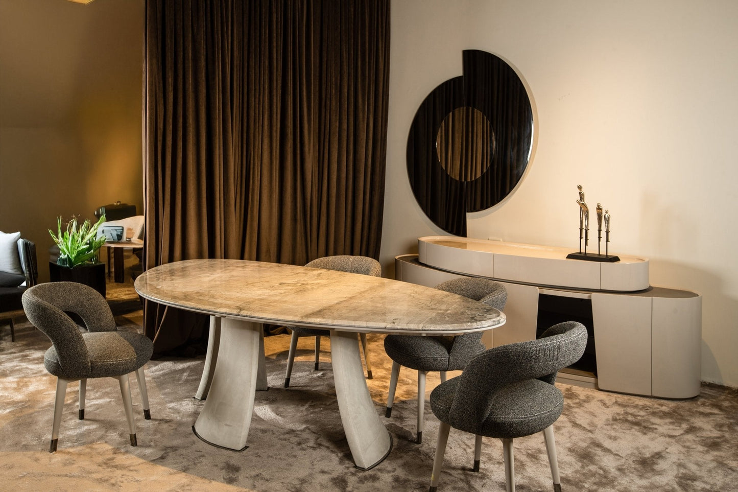 Oval Dining Room