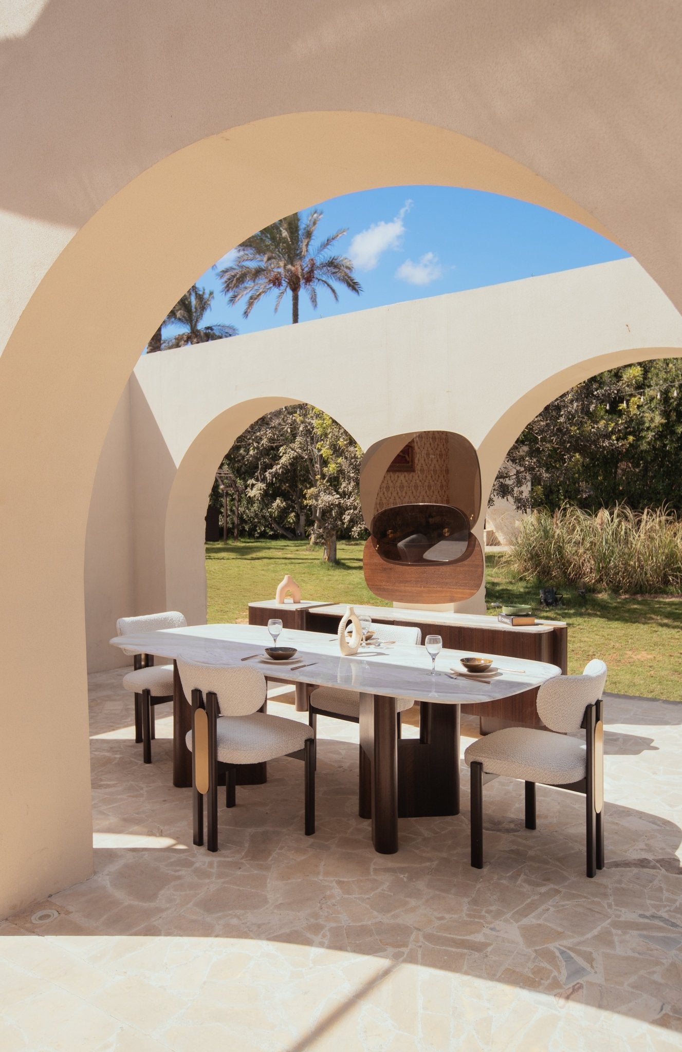 Rounded Dining Room