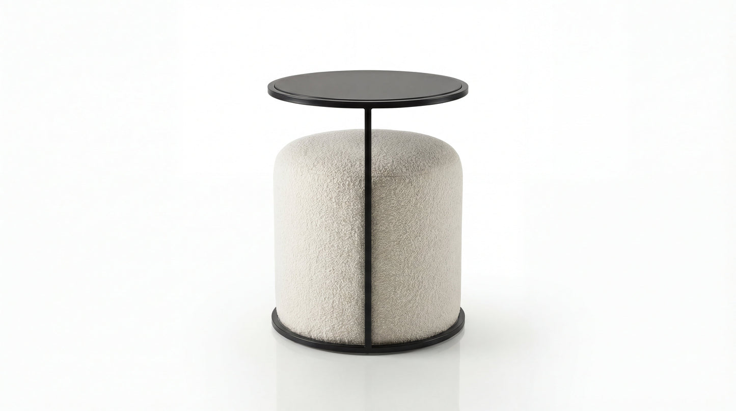 NEST Side Table + Pouf