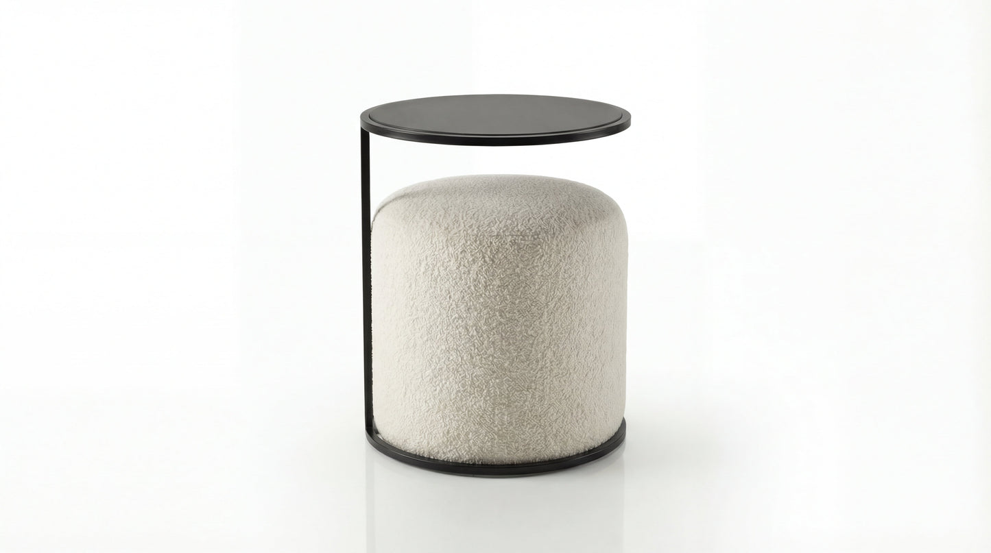 NEST Side Table + Pouf