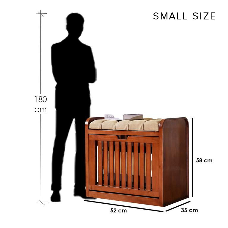 Secret Shoe Storage Bench