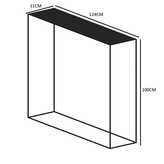 Slim irony console