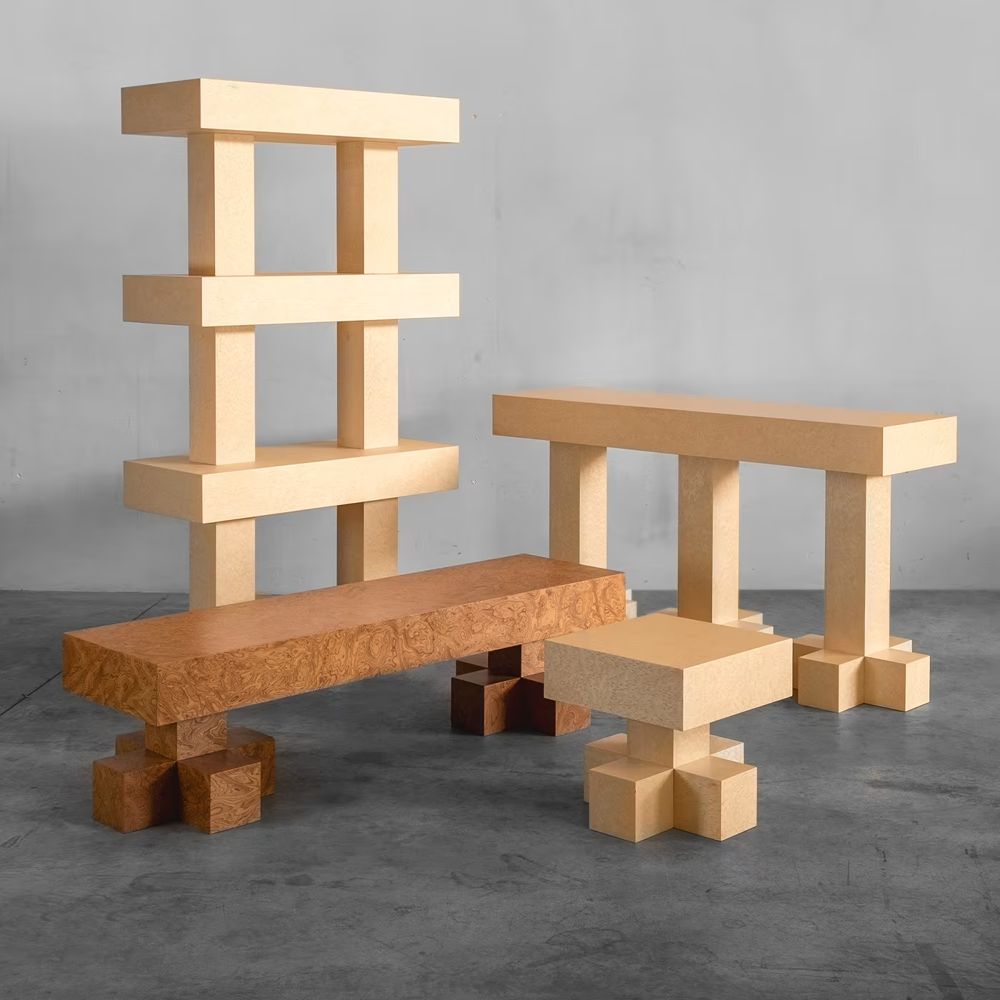 Synthetic console furniture