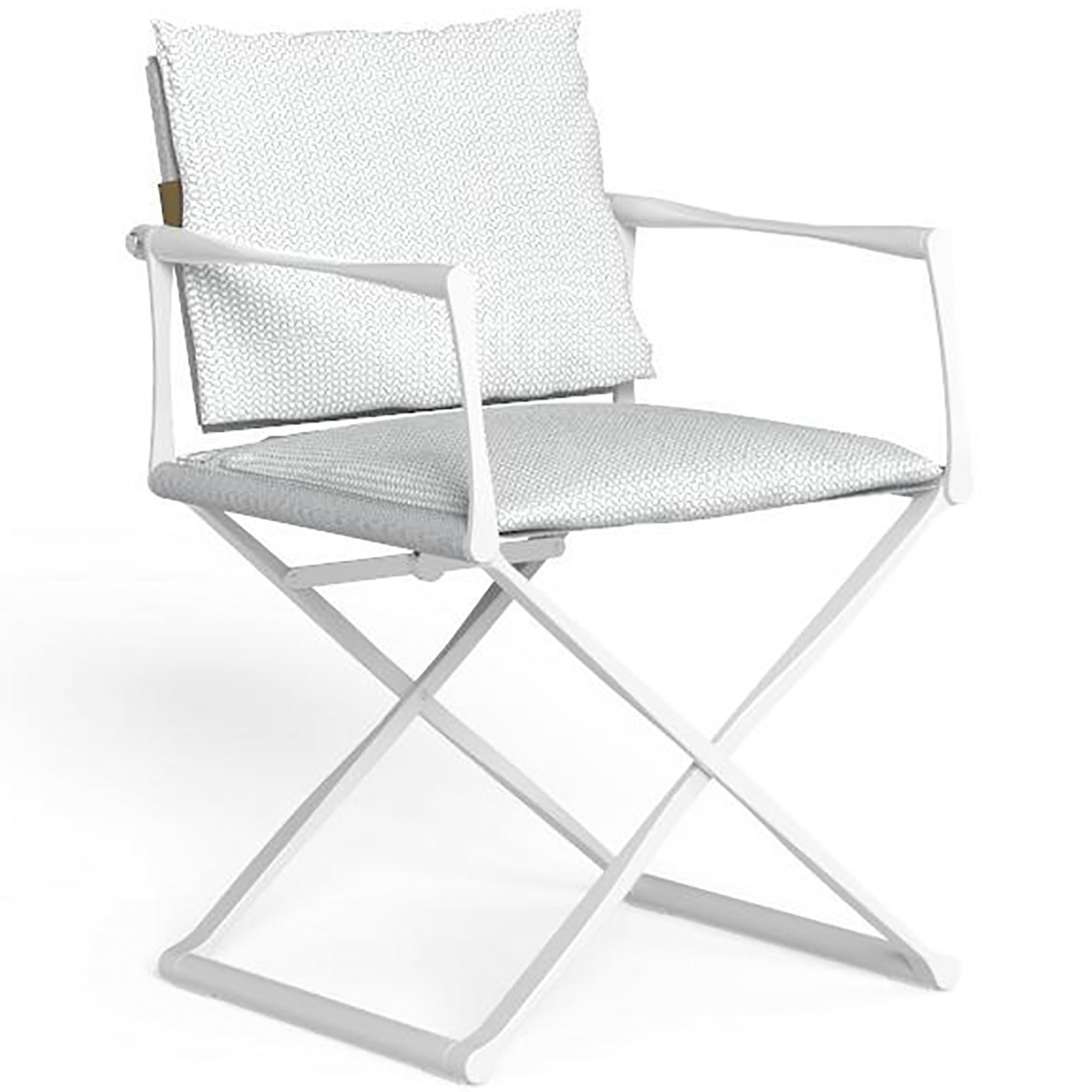 Riviera Outdoor Chairs in White Metallic