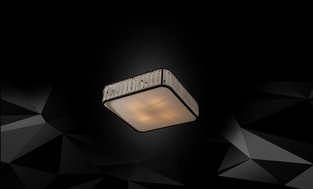 Square crystal plate 88001 BK
