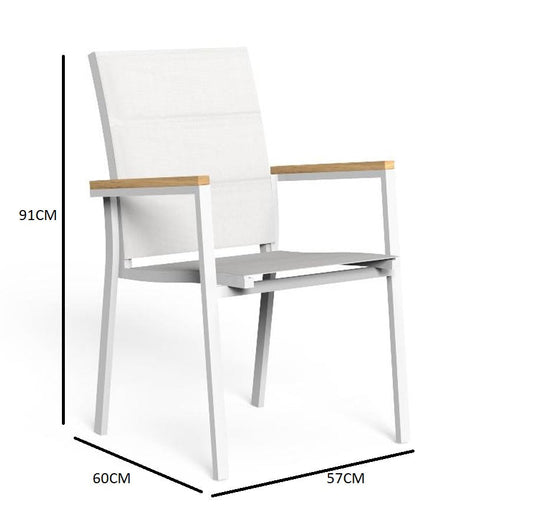 Luxury outdoor dining chairs