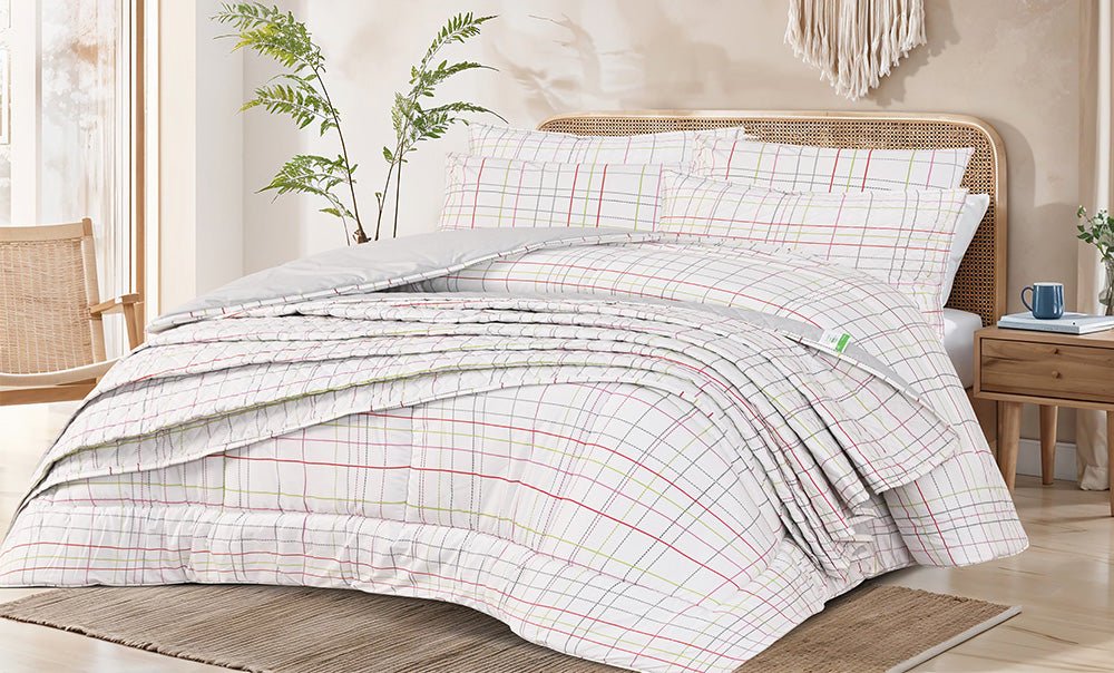 Double winter comforter set, 4 pieces - 226