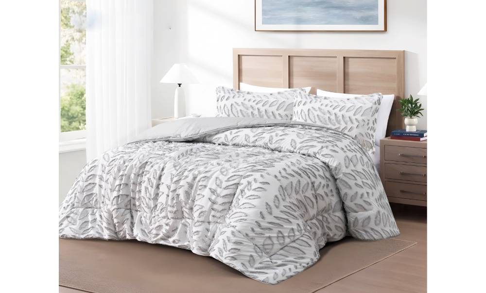 Cotton winter comforter set 3 pieces - 4108