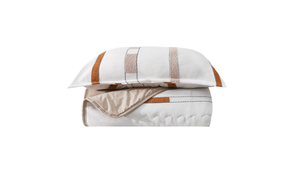 Cotton winter comforter set 3 pieces - 4110