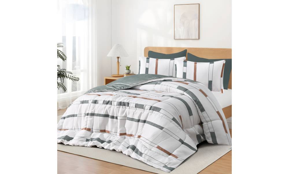 Cotton winter comforter set 3 pieces - 4110