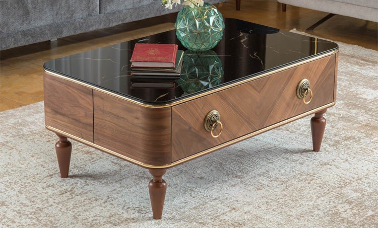 Black center table