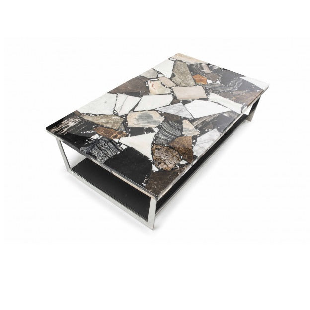 Contemporary design double coffee table