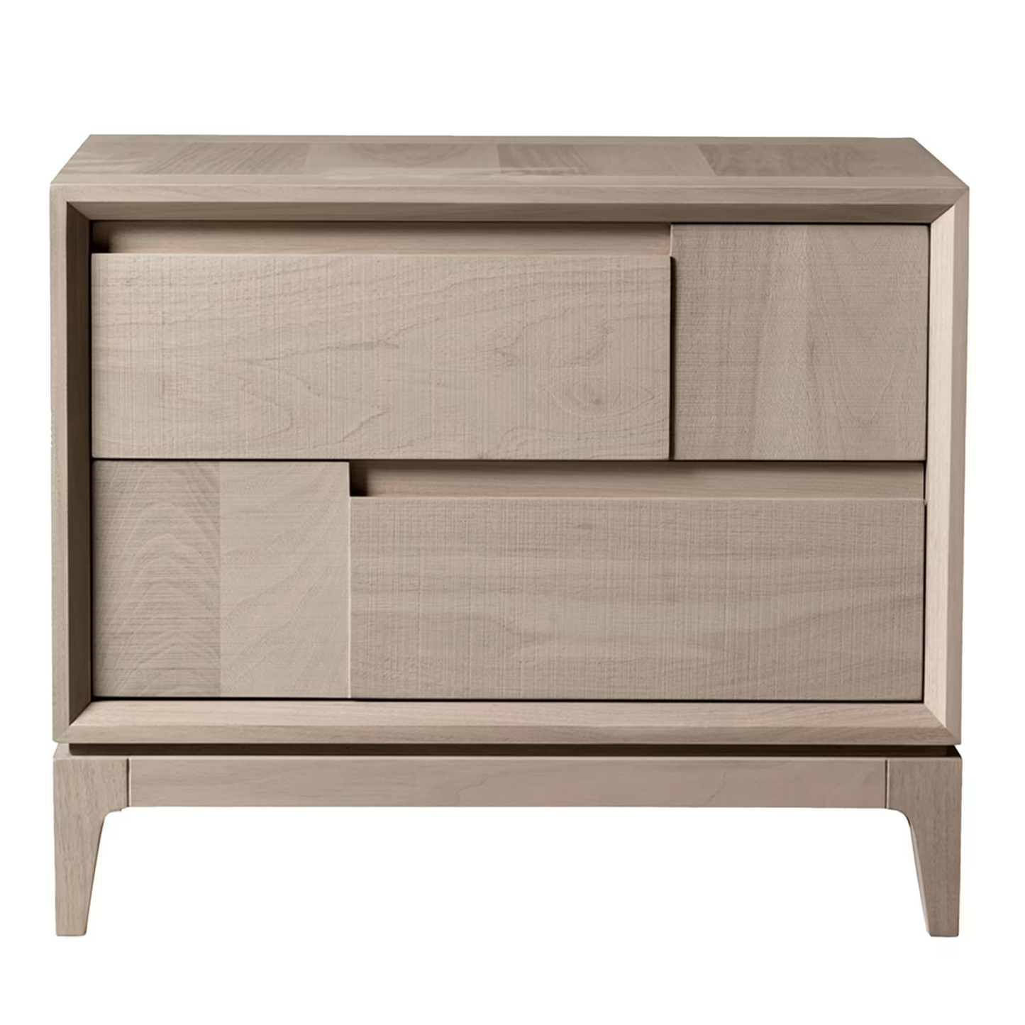 Warp and weft bedside table