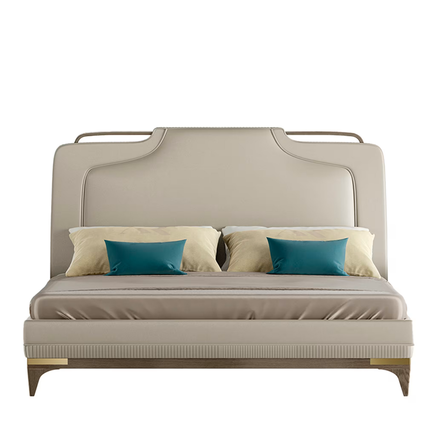 Leather bed