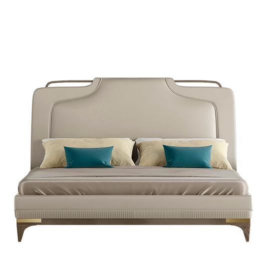 Leather bed