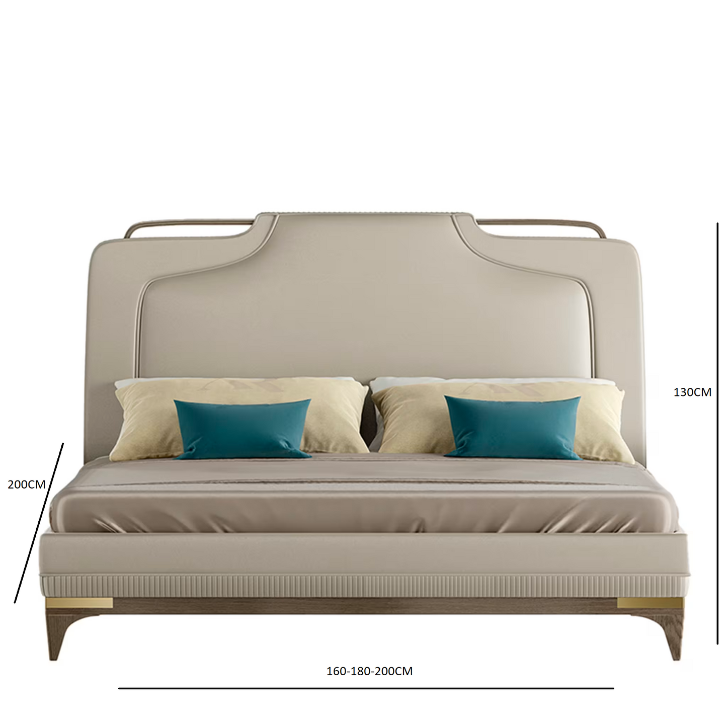 Leather bed
