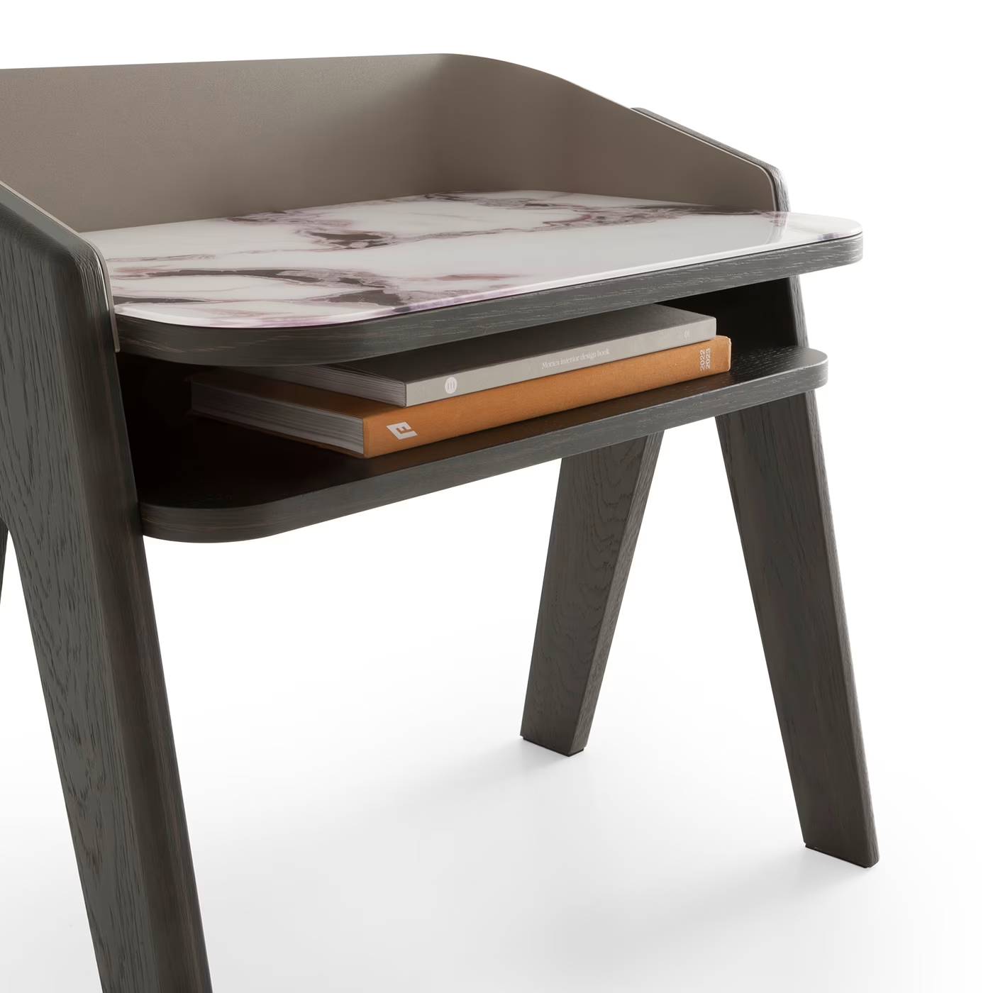 Bavero trinity white nightstand