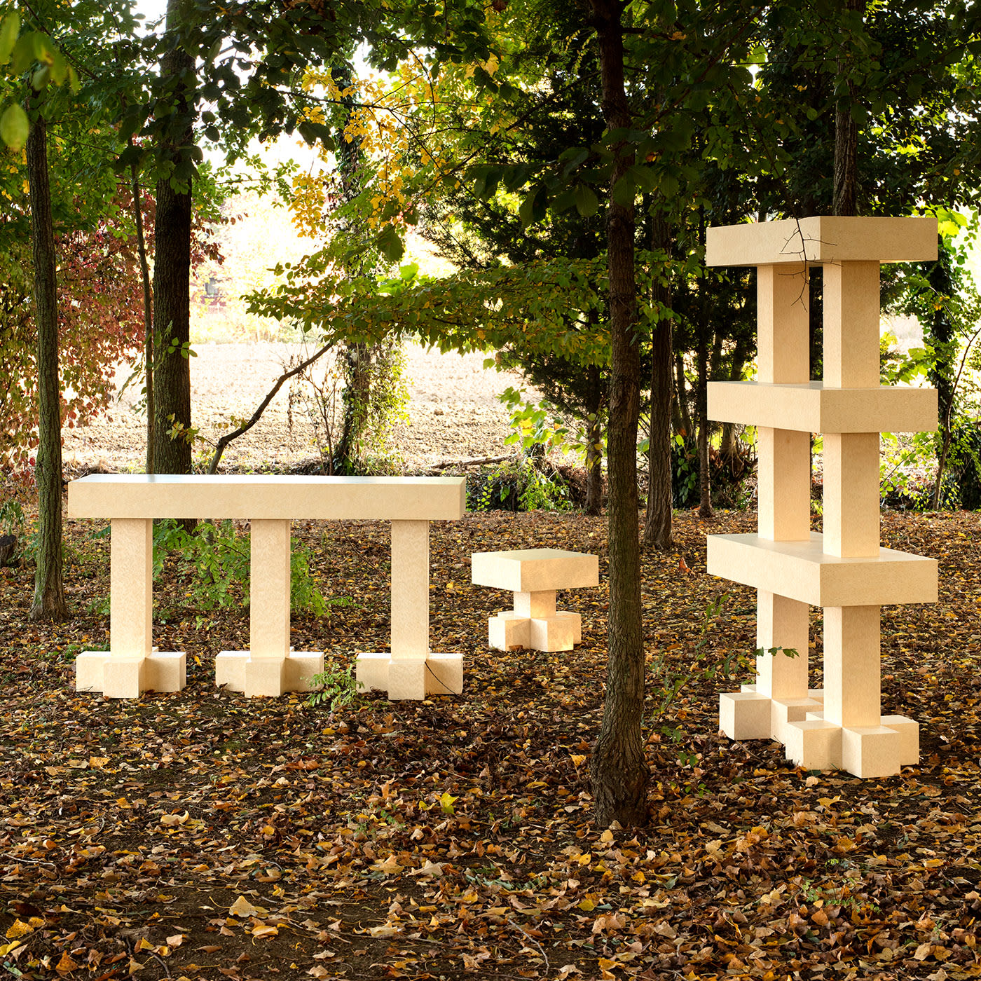 Synthetic console furniture
