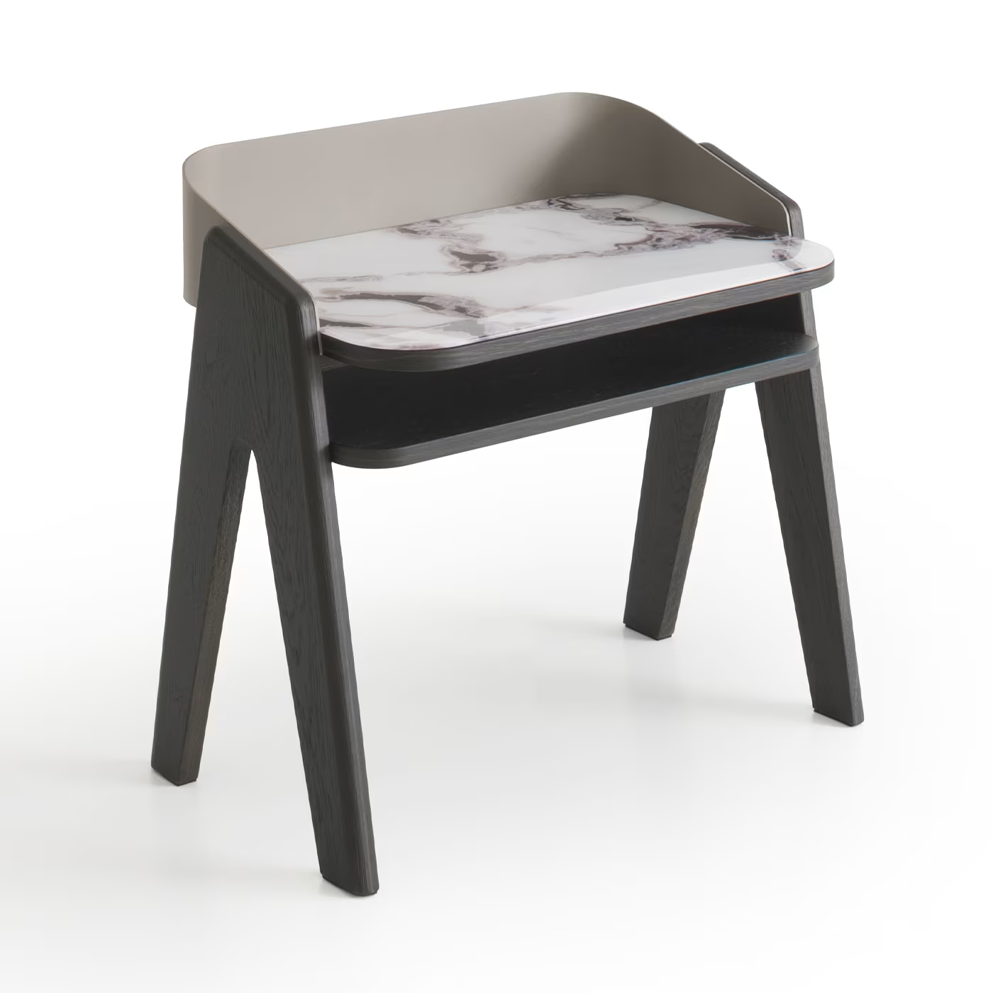 Bavero trinity white nightstand